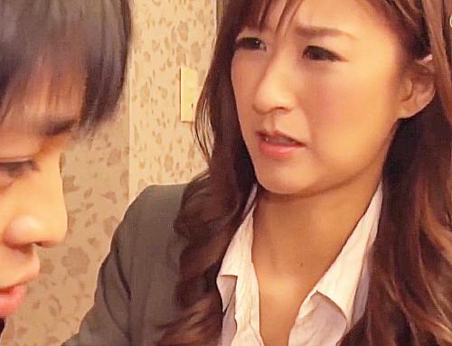 『どうしたらいいのよ‥』問題児生徒がラブホ希望で連れてきた女教師がそのまま襲われ乳首責めクンニ挿入中出し 神波多一花