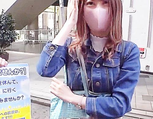 ナンパ『仕事サボりませんか？』アパレル店員のお姉さんを連れ出してアスレチックで汗を流してホテルで足コキねじ込み 森日向子