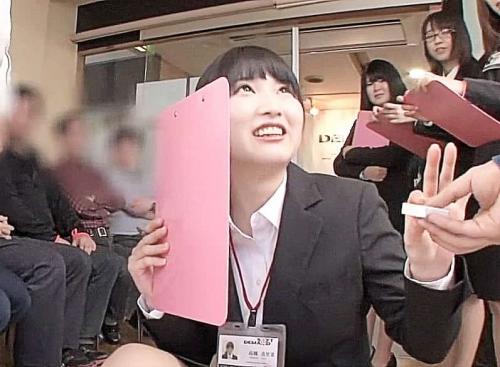 SOD女子社員『本当に測るの？ｗ』フレッシュな新人女子社員が集められチン尺測定に戸惑いながらも手コキ勃起を咥えフェラ抜き