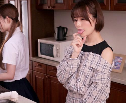 【月乃ルナ】妹の彼氏を誘惑して、唾液交換ベロチュー浮気セックス…