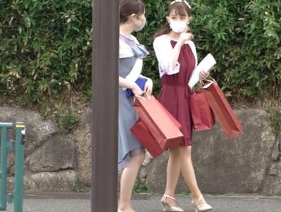 【素人ナンパエロ動画】結婚式帰りの携帯会社受付嬢の爆乳Gカップ26歳を騙しナンパし極太チンポをキツマンにねじ込む！