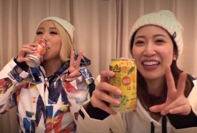 【ギャルエロ動画】「やだっイツちゃう...」スキー場でナンパしたボーダーギャル2人に勃起チンポをねじ込む