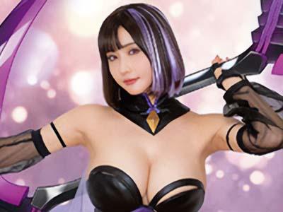 コスプレ姿の藤森里穂の着衣セックス。おちんちんをオマンコに入れられ、絶叫セックス