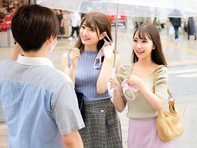 【素人ナンパ】仲良し女子がチェリーボーイを逆ナン!!生で童貞チンチン挿れて中にザーメン発射したったｗｗｗ