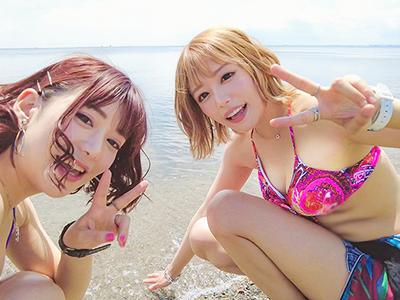 【逆ナン×ハーレム】海では楽しむことが出来ない色白ガリ男をGETして大乱交セックスがガチで抜けるんだがｗｗｗ