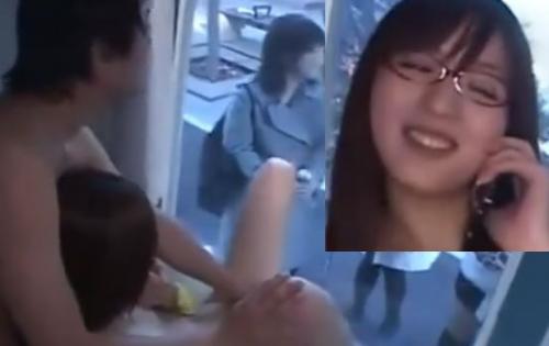 鬼畜！【麻倉憂】の通う大学の友人の隣でマジックミラー号で辱め！！