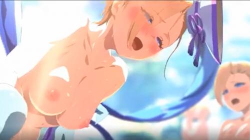 金髪美女に囲まれて騎乗位濃厚セックスしちゃう❤