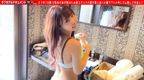 【素人巨乳ギャル生ハメ】Gカップ美爆乳ビンビン乳首の美少女に勃起チ○ポ挿入連続中出しピストン！極上パイズリパイ揺れ騎乗位
