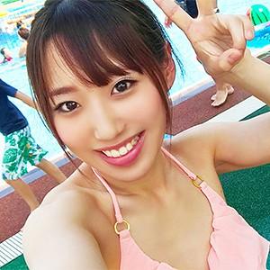 【プールナンパNTR】彼氏持ち美乳スレンダー水着ギャルに生ハメ中出しピストン！ガード固く抵抗虚しくワンナイトの快楽に絶頂
