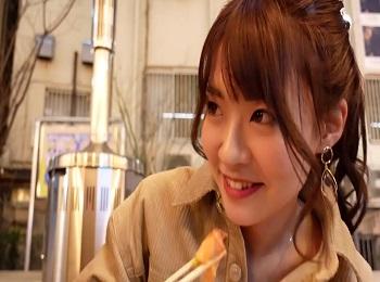ルックスがハイレベルの女の子。食事のあとは夜景が綺麗なホテルで生ハメ中出しSEX