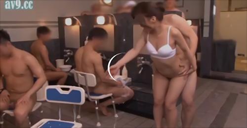 『企画』洗体中もアカスリ中もマッサージ中も…ずーっと挿れっぱなし、オマ○コに入っている間に射精感を催した場合は、そのまま膣中にたっぷり射精！