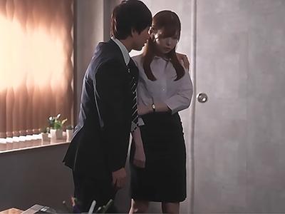 【女上司×美女】顔100点満点だけど性格きつい女上司さん!!男性部下のチンポコフェラさせられる姿がたまらんｗｗ