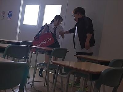 【レイプ×巨漢】制服クビレ女子大嫌いな巨漢教師‼めっかわ女子さん教室で襲われてしまい肉棒挿入で犯されるｗｗｗ