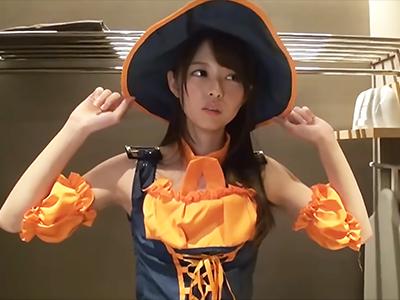 〖ナンパ×ハロウィン〗パンプキン魔女なバリカワ美少女さんをナンパ!!濃厚フェラからの肉棒挿入ガン突きパコで膣内射精ｗｗｗ