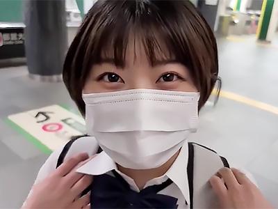 【潮吹き×素人】キュートな女子高生が魅せる初めての潮吹き体験と衝撃の連続オーガズムｗｗｗ