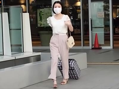 【デビュー作品】「全●監督」の世界観に憧れた28歳人妻が山口宇部空港から飛行機で上京してAVデビュー!!エッチ中に見せる反応が可愛いｗｗｗ