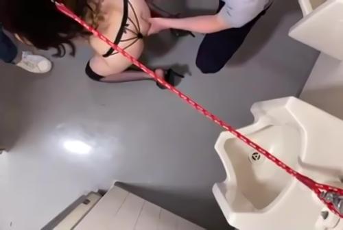 聡明な美女が縄で縛られフェラを強要される！