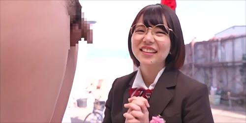 『素人ナンパ』男の悶える姿にだんだんとエキサイトしてしまい…豹変、こんなに情欲的くて日本の将来が心配です、未成年ガールのギコチナイ性技をどうぞご！