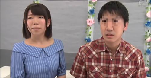 『マジックミラー』2人っきりでバストを揉まれながらのSEXな質問に恥じらいながらもついつい感じながら本気で答えちゃう巨乳女子大生。もちろんヤリたくな！