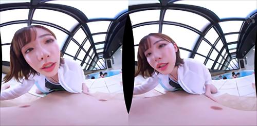 性欲も強そう・・・むしろ性欲が強いはず、そんな身勝手な妄想をVRにしちゃいました、巨乳美女・映美が人工呼吸をしながら・・至近距離でどんどんムラムラしてくるのがわかります！