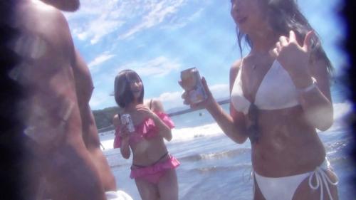 【激エロ水着美少女】海でギャルナンパハメ撮り「ほら、気持ちいいんでしょ？」眩しい美BODYを堪能SEX♪