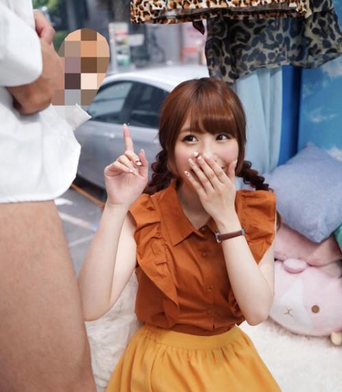 【マジックミラー号】長髪赤いニットの可憐な美女をナンパして乗車！勃起チンコを見せら関西弁で淫語連発そのまま生ハメセックス