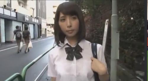 【晶エリー】可憐な黒髪美少女はクラスでイジメの標的！スカートずり上げパンティ剥取りチンコしゃぶらせて顔射でお掃除フェラ