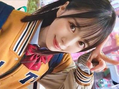 【激カワJK×ハメ撮り】半端なく可愛いJKとデート中パンチラ盗撮しホテルで可愛いパンティ履いたまま勃起チンポで激ピス!