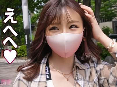 ※激カワギャル【巨乳ギャル】半端なく可愛いギャルJDが半端なく可愛いエメラルドグリーンの下着着衣で勃起チンポ挿入されイク