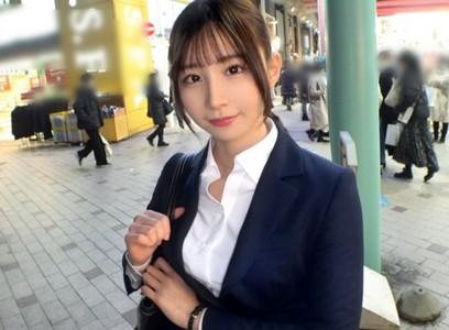【激カワOL×ナンパ】クッソ可愛い不動産レディ22歳をナンパしスーツ着衣＆黒パンストを破りギンギンの勃起チンポで鬼ピス！