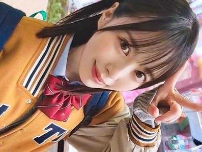 【美少女JK×個人撮影】半端なく可愛い美少女JKとデート中パンチラ撮影からラブホで主観フェラからベッドイン♥