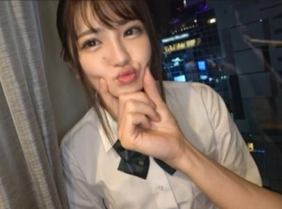 【JK制服×ハメ撮り】見た目も仕草も可愛い制服JKが門限を破りラブホで締り良好マンコにギンギンの勃起チンポをぶち込まれる
