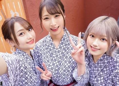 【ヤリマンJD×乱交】「男＝チンポっしょw」性欲と時間を持て余したゆとりJD3人と温泉宿でヤリたい放題乱交セックス!