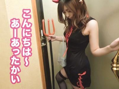 【ハロウィン×ナンパ】可愛いパンチラ小悪魔ギャルをナンパしホテルでデビルおマンコに極太チンポ挿入し激ピスでイカせる!