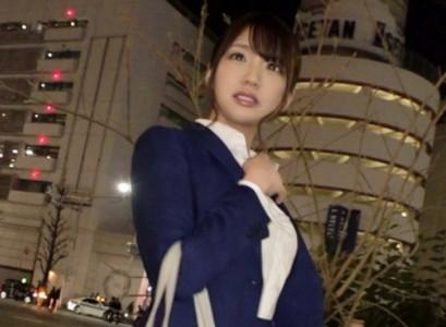【可愛いOL】街でみつけた可愛いOLに「簡単な仕事やらない？」と声を掛けホテルで黒パンスト＆スーツ着衣で勃起チンポ挿入♥