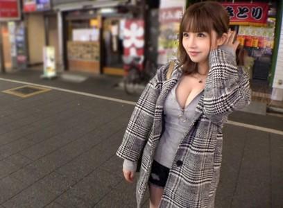 【激カワ×爆乳ギャル】『可愛さエグい!』半端なく可愛い爆乳ギャルがエロ青下着で騎乗位グラインドで腰を振りイキまくる♥