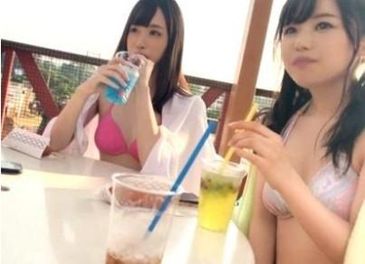 【美少女ナンパ】笑顔が可愛くあどけなさが残る水着美少女の締り良好おマンコにギンギンの勃起チンポを挿入しガン突き！