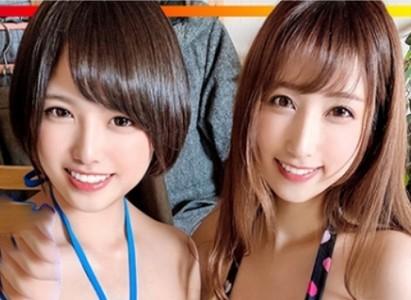 【人妻×乱交】欲求不満な人妻が集うアパートの1室でエロ人妻2人と男2人が乱交プレイ！