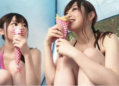 【美少女×ナンパ】プールで遊んでいた可愛いビキニのほろ酔い美少女2人をナンパしホテルで極太チンポをキツマンにメリメリ挿入