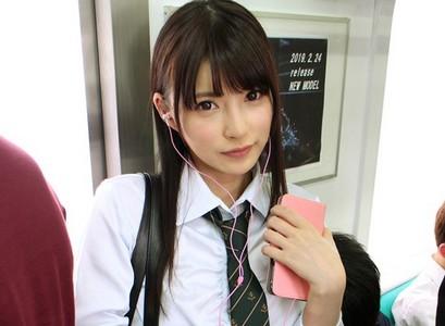 【美少女JK×逆痴漢】「私にこうされたかったんでしょ?」強烈に可愛いJKが制服姿で電車内誘惑セックス!