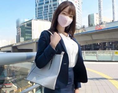 【巨乳OL×バニーコス】『半端なくエロい!』タイトスーツの可愛いムチムチ巨乳OLがホテルでピンクバニーコスに着替えエッチ