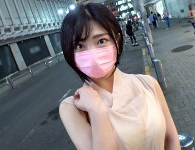 【スレンダー巨乳美女】黒のやらしい下着を履いたホテルのフロントをする美女27歳がアナルをヒクヒクさせながら喘ぎイク♥