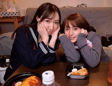 【家出JK×ハーレム】「タダで泊まれると思ってたの?」家出JK2人を部屋に招き制服着衣でヤリたい放題に犯す鬼畜おやじ!