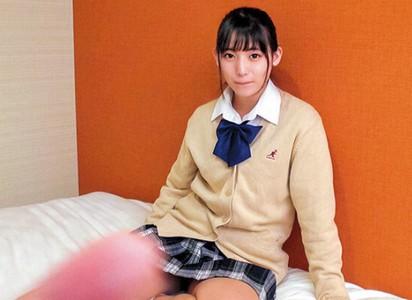 【彼氏持ちJK】「オナニーですか...」彼氏できたての美少女JKが電マオナニーでパンティを濡らし勃起チンポをおしゃぶり!