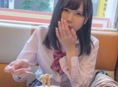 【美少女JK×中出し】「お小遣いくれたら何でもOK♥」可愛い制服姿のJKの締り良好マンコをバックで激ピスし大量中出し!