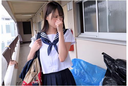 《鬼畜レイプ》隣のゴミ部屋中年オッサンに軟禁され絶倫チンポで犯され続けた制服女子の末路！~月野江すい~