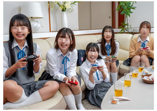 《お兄ちゃんで罰ゲーム》普段はキモがられている兄の絶倫チンポで悶え狂う妹と友達のガチ発情女子たち！