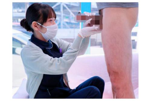 【マジックミラー号】勃起が収まらなくて困っている男性をあの手この手でイカせてくる心優しい美人ナースたち！