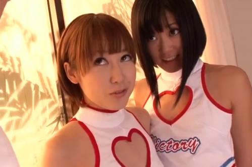 変態淫乱チアガールはどエロの痴女だった！ｗ至れり尽くせりでち〇ぽをいじられM男は大歓喜！！