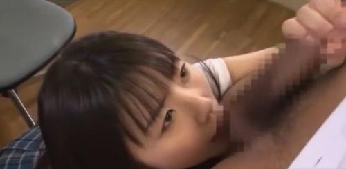 【つぼみ】教師と生徒の秘密の関係・・・二人きりになったところで濃密フェラ・顔射で幼い顔を汚す